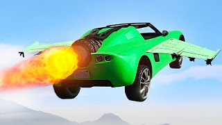 NEW FLYING JETCAR GTA 5 DLC ImportExport [upl. by Yrrek]