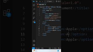 Select amp Option Tag HTML Attributes Explained  HTML Tips for Beginners Shorts [upl. by Bolan552]