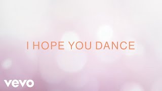 Mandisa  I Hope You Dance Lyric Video [upl. by Emsmus]