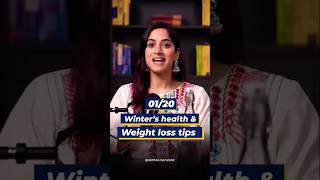 Winter Health and Weight Loss Tips 😱👈 winterspecial winterwellness podcast shorts water health [upl. by Zeuqirdor]