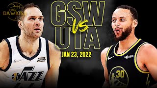 Golden State Warriors vs Utah Jazz Full Game Highlights  Jan 23 2022  FreeDawkins [upl. by Selfridge635]