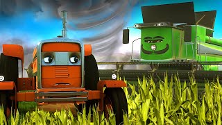 Tractor and other stories about childrens agricultural vehicles  Video for Kids  Traktory Bajki [upl. by Rammaj]