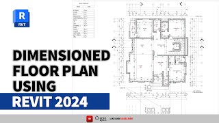 Dimensioned Floor Plan in Revit episode 3 [upl. by Eelyme]