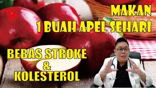 MAKAN 1 BUAH APEL SEHARI BEBAS STROKE DAN KOLESTEROL [upl. by Silvia]