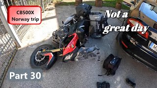 CB500X  Solo Norway trip Part 30  One of those days [upl. by O'Doneven]