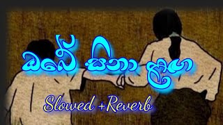 Obe Sinaha Laga  ඔබේ සිනා ළඟ  Slowed And Reverb  New Sinhala Songs [upl. by Amieva960]