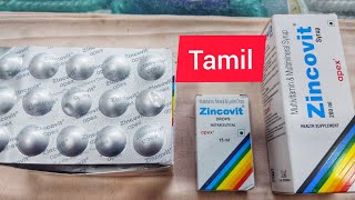 zincovitmultivitaminampmultimineraltablet uses and side effect in tamil [upl. by Ridglee]