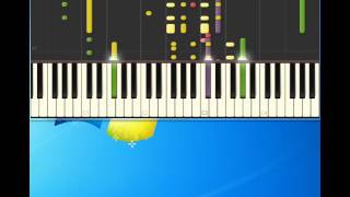 Simply Red Fairground Piano tutorial by Synthesia [upl. by Trula193]