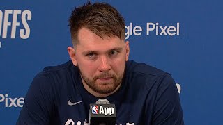 Luka Doncic on tough shooting in Game 1 vs Thunder “Who cares We lost” 🗣️ [upl. by Isyed]