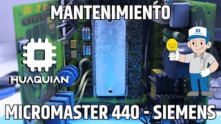 Micromaster 440 Siemens  Mantenimiento 🔧⚙️🧰🛠️📌 [upl. by Raynata]