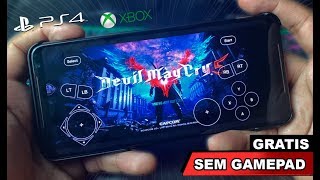 Saiu NOVO APP para jogar jogos de PS4 XBOX no ANDROID SEM GAMEPAD [upl. by Atsyrc358]