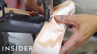 How Ballet Pointe Shoes Are Made  The Making Of [upl. by Karia]