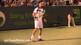 Djokovic verse Troicki 2011 Miami [upl. by Enelam785]