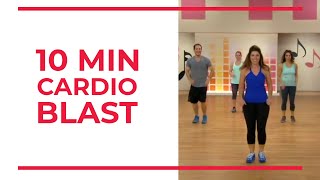 10 Minute CARDIO BLAST  At Home Workouts [upl. by Arted]