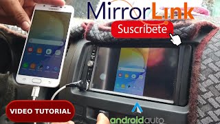 COMO TRANSMITIR IMAGENES A RADIO PANTALLA CHINO MEDIANTE USB O MIRROR LINK 2021 TODOS LOS MODELOS [upl. by Yecats]