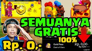 CARA MENDAPATKAN GOLD PASS SKIN HERO LATAR CLASH OF CLANS SECARA GRATIS [upl. by Abijah485]