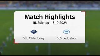 Highlights VfB Oldenburg  SSV Jeddeloh II [upl. by Marva]