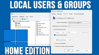 How to Add Local Users and Group Management to Windows Home Editions [upl. by Absa]