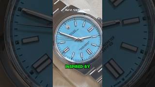 Brief History of the ROLEX Oyster Perpetual Tiffany Blue Rolex luxurywatch rolex showcase [upl. by Larrie416]