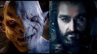 AZOG vs THORIN Bad Blood The Hobbit [upl. by Gonroff]