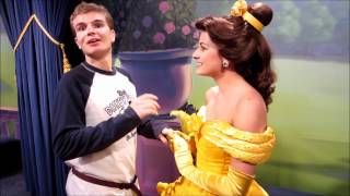 Tommy Des Brisay dances with Aurora Belle and Cinderella at Magic Kingdom [upl. by Guria600]