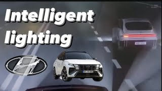 2025 Tucson front intelligent lighting  how does it work [upl. by Ahsinik449]