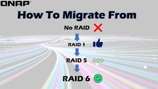 How to Migrate Your QNAP NAS from Single Disk No RAID to RAID 1 5 amp 6 [upl. by Gona]