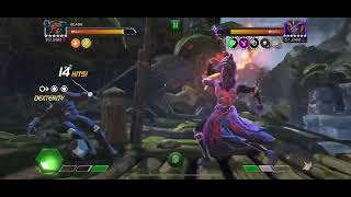 Blade rank4 wout deep wounds vs Purgatory boss  TB EQ 21 mcoc April Event Quest [upl. by Tully]