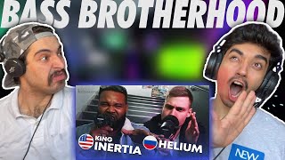 THRILLERS REACT  King Inertia 🇺🇸 x Helium 🇷🇺  Bass Brotherhood  REACTION VIDEO [upl. by Horacio337]