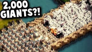 2000 GIANTS in a FINAL WAVE  They Are Billions Custom Map Gameplay [upl. by Xavier]