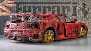 Restoration Abandoned Ferrari 360 Modena  Restoration and Rebuild Ferrari 360 Modena [upl. by Nuhs]