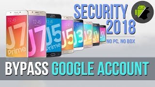 Bypass FRP Samsung J7 Pro and all Samsung J Series Security 2018 Android 7 no PC [upl. by Esau]