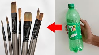 Homemade Paint brush  How to make paint brush at home  Paint brush making  diy painting brush [upl. by Ledah]