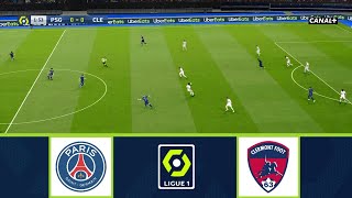 PARIS SAINTGERMAIN VS CLERMONT FOOT  LIGUE 1 UBER EATS 20232024  FOOTBALL LIFE 2024 [upl. by Eyma809]