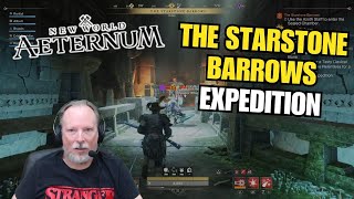 New World  Last Boss at The Starstone Barrows Expedition  Great Axe  Sword POV [upl. by Terpstra]