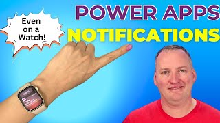 Send NotificationsV2 to Phones Tablets amp Watches with Power Apps [upl. by Copland]