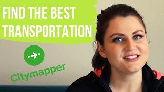 citymapper  public transportation tips for budget travel [upl. by Doubler]