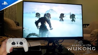 HARDEST BOSS  PS5 Slim 4K MONITOR AORUS FI27Q l Black Myth Wukong [upl. by Leunammi]