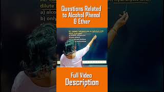 Questions Related to Alcohol Phenol and Ether  Class 12 Chemistry Most Important [upl. by Siesser770]