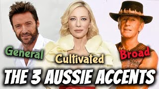 The 3 Australian Accents General Cultivated amp Broad  Australian Pronunciation [upl. by Louanne]