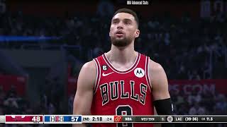 Zach LaVine 23 pts 5 reb 3 ast vs LA Clippers  20230327 [upl. by Reggy203]