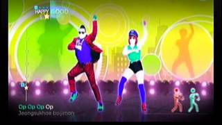 Just Dance 4 Wii Gangnam Style  PSY [upl. by Oigimer434]