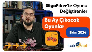 Bu Ay Çıkacak Oyunlar  Ekim 2024  GigaFiberle Oyunu Değiştirenler [upl. by Neelrahc]