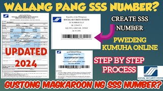 Paano Kumuha ng SSS NUMBER ONLINE 2024  How to Get SSS Number Online  SSS ONLINE REGISTRATION 2024 [upl. by Nahtam102]