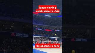 yujinishida kentaro sekita celebrate winning on usa volleyball [upl. by Aehsrop]