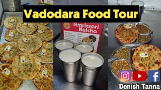 Superfast Amritsari Kulcha Wala 👌👌 Vadodara Food Tour [upl. by Nhaj]