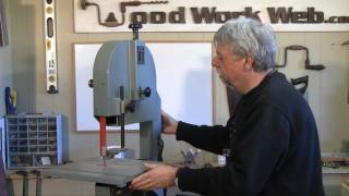 Woodworking  Band Saw Setup and Tuneup [upl. by Ihsir]