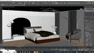 From Zero To Hero  Mastering Texturing a Stylish Interior in 3dsmax [upl. by Anagnos]