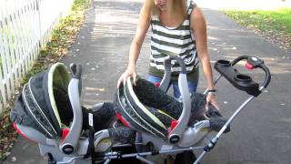 Twin Source How it works—The Snap amp Go Double Stroller [upl. by Torrance]