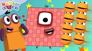 Apprendre à compter jusquà 100 en Anglais  Compter sur Numberblobs  Numberblocks en français [upl. by Ramberg]